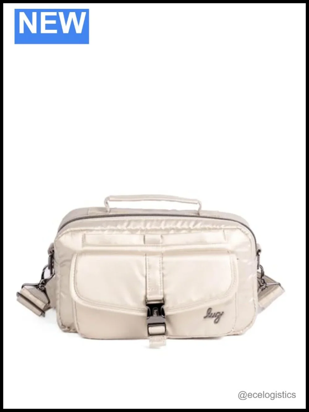 Lug Sidecar Convertible Crossbody Tote Purse Polyester Water-Repellent